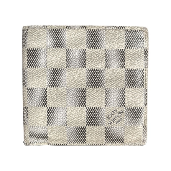 Louis Vuitton Damier Azur Marco Bifold Wallet - Picture 1 of 9